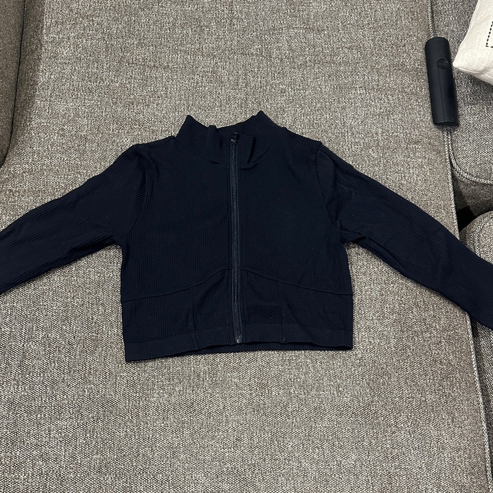 Forever 21 Charcoal Zip-Up Jacket